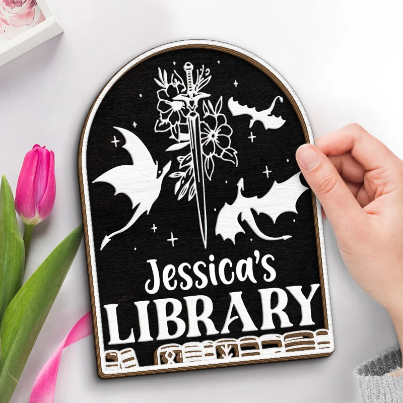Let Your Words Take Wing And Inspire - Family Personalized Custom 2-Layered Wooden Plaque With Stand - Gift For Yourself, Best Friends, Siblings, Family Members
