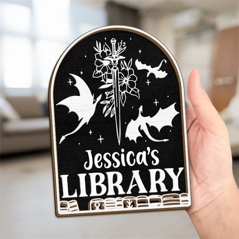 Let Your Words Take Wing And Inspire - Family Personalized Custom 2-Layered Wooden Plaque With Stand - Gift For Yourself, Best Friends, Siblings, Family Members