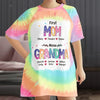 A Grandmother’s Love Never Fades - Family Personalized Custom Women's Sleep Tee - Mother's Day Gift For Mom, Grandma
