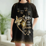 Grandma’s Love Is The Best Gift Of All - Family Personalized Custom Women's Sleep Tee - Mother's Day Gift For Grandma