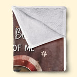 Custom Photo In Our Hearts, Your Love Still Shines - Memorial Personalized Custom Blanket - Sympathy Gift For Dog Lovers