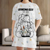 A Hug From Every Grandkid - Family Personalized Custom Women's Sleep Tee - Mother's Day Gift For Mom, Grandma