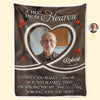 Photo personnalisée : un souvenir précieux, un souvenir précieux - Couverture personnalisée commémorative - Cadeau de condoléances pour les membres de la famille