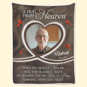 Photo personnalisée : un souvenir précieux, un souvenir précieux - Couverture personnalisée commémorative - Cadeau de condoléances pour les membres de la famille