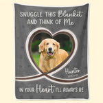 Custom Pet Photo Memorial Gifts for Dog Lovers - Personalized Blanket
