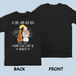 Loyal Hearts Come With Wagging Tails - Dog Personalized Custom Back Printed Unisex T-shirt, Hoodie, Sweatshirt - Gift For Dog Lovers, Daughters, Girls