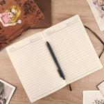 Take A Moment For Yourself Every Day - Family Personalized Custom Leather Journal - Mother's Day Gift For Gardeners, Women, Book Lovers