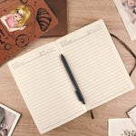 Give Yourself The Gift Of Kindness - Family Personalized Custom Leather Journal - Mother's Day Gift For Bakers