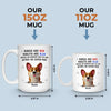 Sloppy Kisses Are My Love Language - Dog Personalized Custom Mug - Gift For Pet Owners, Pet Lovers