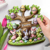 Grandma’s Love Is Deep-rooted - Family Personalized Custom 2-Layered Wooden Plaque With Stand - Easter Gift For Mom, Grandma