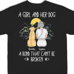 Loyal Hearts Come With Wagging Tails - Dog Personalized Custom Back Printed Unisex T-shirt, Hoodie, Sweatshirt - Gift For Dog Lovers, Daughters, Girls
