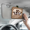 Drive Safe, Paws Are Waiting - Dog & Cat Personalized Custom Car Visor Clip - Gift For Pet Owners, Pet Lovers