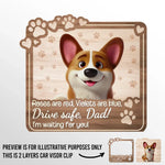 Dog Dad Drive Safe Gifts - Car Visor Clip