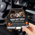 Counting The Seconds ‘til You’re Back - Dog Personalized Custom Car Visor Clip - Gift For Pet Owners, Pet Lovers