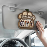 Custom Name Dog Family Gifts - Personalized Car Visor Clip