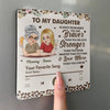 You Are Braver Than You Believe - Family Personalized Custom Music Fridge Magnet That Can Play Songs - Mother's Day Gift For Mom, Daughter
