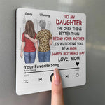A Sweet Way To Remind Her How Strong She Is - Family Personalized Custom Music Fridge Magnet That Can Play Songs - Mother's Day Gift For Mom, Daughter
