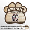 Buckle Up And Get Home To Furry Hugs - Dog Personalized Custom Car Visor Clip - Gift For Pet Owners, Pet Lovers
