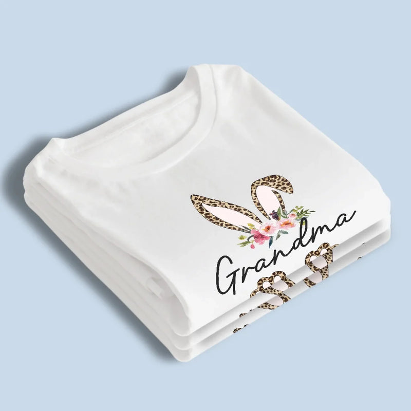 Home Is Wherever Grandmother Is - Family Personalized Custom Unisex T-shirt, Premium T-shirt, Hoodie - Easter Gift For Mom, Grandma