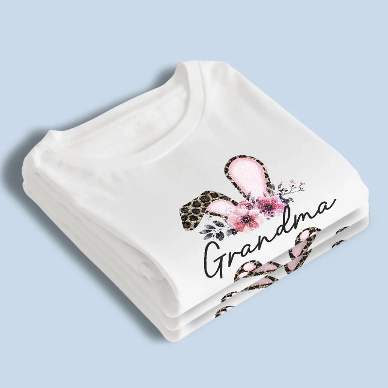 Home Is A Hug From Grandma - Family Personalized Custom Unisex T-shirt, Premium T-shirt, Hoodie - Easter Gift For Mom, Grandma