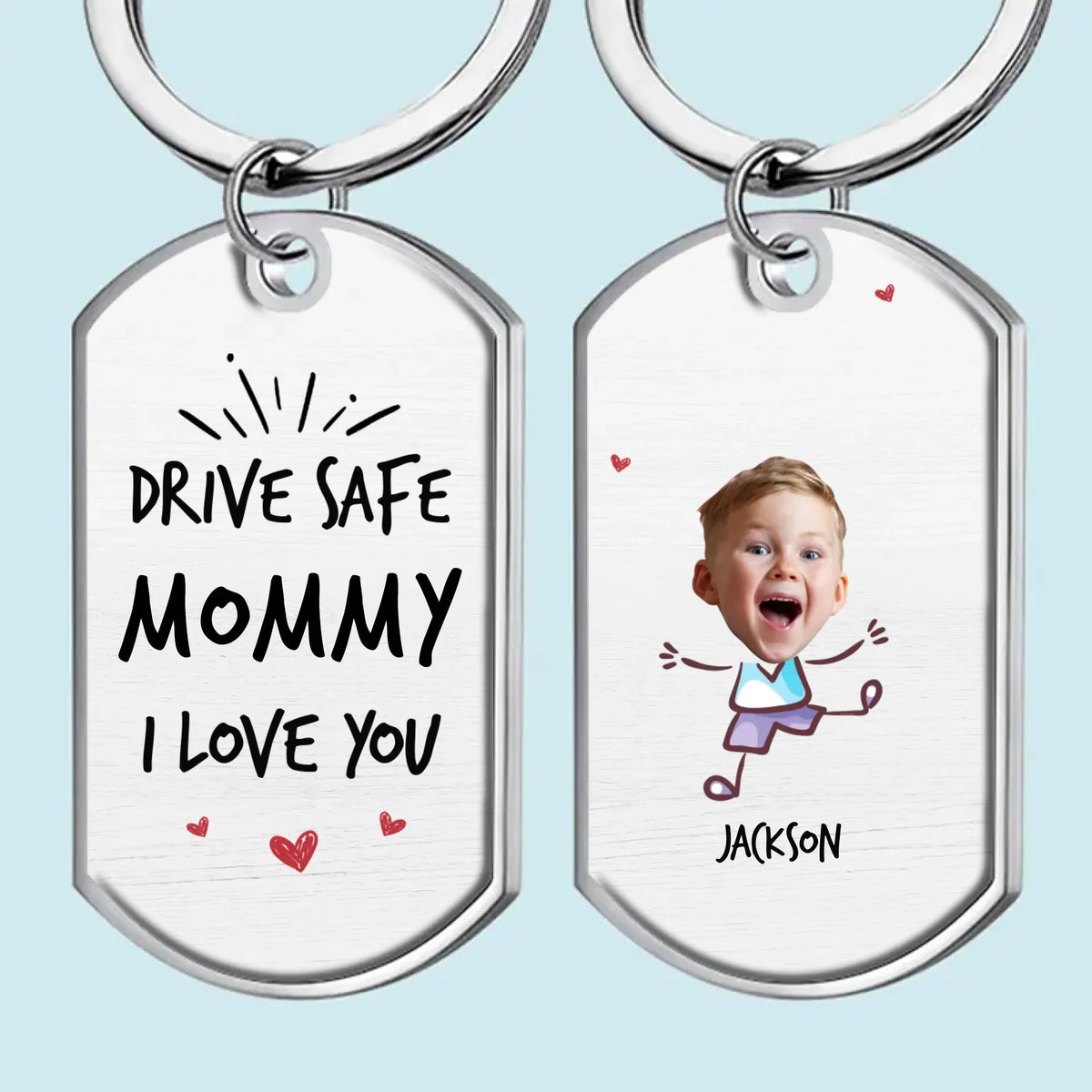 Custom Photo Meaningful Keepsakes For Your Cherished Ones - Family Personalized Custom Keychain - Mother's Day Gift For Family Members
