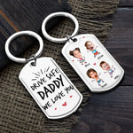 Custom Name Daddy Gifts from Kids - Personalized Keychain