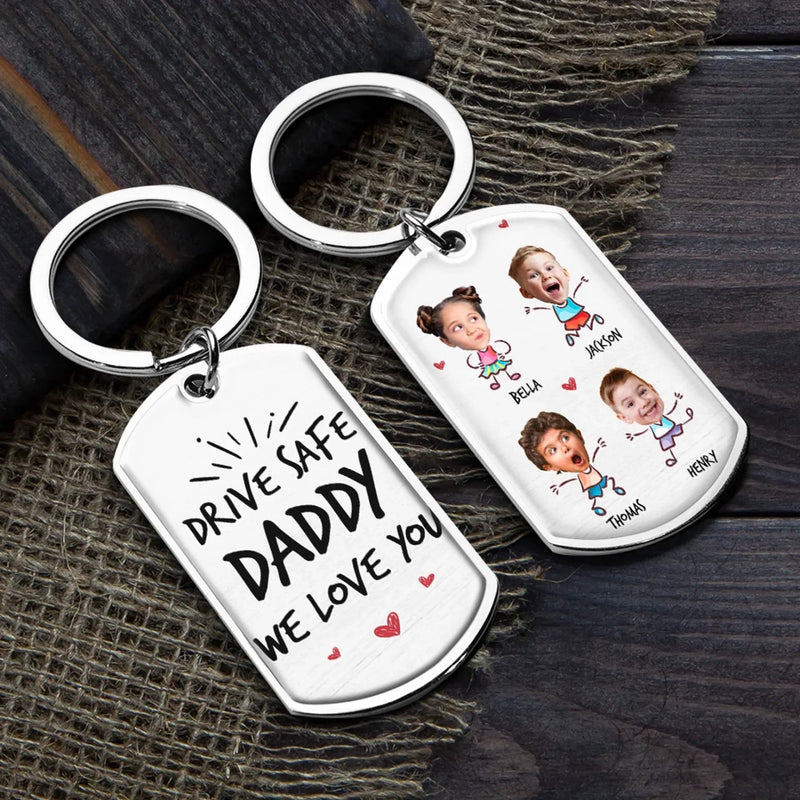 Custom Photo Meaningful Keepsakes For Your Cherished Ones - Family Personalized Custom Keychain - Mother's Day Gift For Family Members