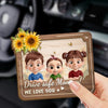Miles May Pass, But Love Stays Close - Family Personalized Custom Car Visor Clip - Mother's Day, Gift For Mom, Grandma