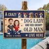 Home Of Barking Security And Unconditional Love - Couple Personalized Custom Home Decor Wood Sign - Gift For Husband Wife, Anniversary, Pet Owners, Pet Lovers