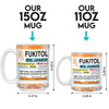 Fukitol Rx Prescription For Recharging Your Mind And Soul - Friend Personalized Custom Mug - New Arrival, Gift For Best Friends, Sisters, Family Members, Coworkers  AMZ