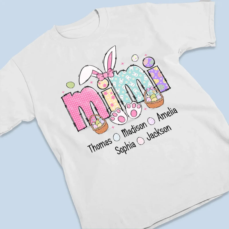 Easter Blessings To The World’s Best Mom - Family Personalized Custom Unisex T-shirt, Premium T-shirt, Hoodie - Easter Gift For Mom, Grandma