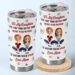 Custom Name Mother Daughter Gifts - Personalized Tumbler