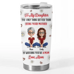 Custom Name Mother Daughter Gifts - Personalized Tumbler