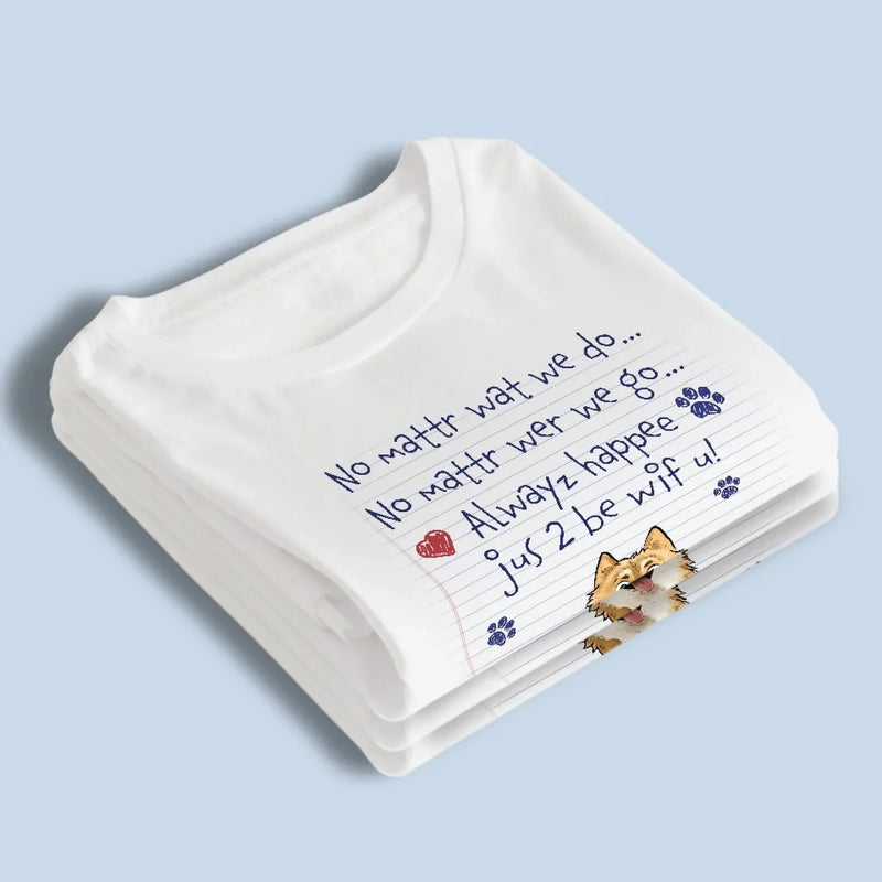 Pawprints On My Heart - Dog Personalized Custom Unisex T-shirt, Premium T-shirt, Hoodie - Gift For Pet Owners, Pet Lovers