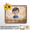 Miles May Pass, But Love Stays Close - Family Personalized Custom Car Visor Clip - Mother's Day, Gift For Mom, Grandma