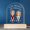 Home Is Wherever Mom Is - Family  Personalized Custom Shaped 3D LED Light - Mother's Day, Gift For Mom, Daughter