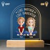 Home Is Wherever Mom Is - Family  Personalized Custom Shaped 3D LED Light - Mother's Day, Gift For Mom, Daughter