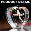 Mom’s Hand, My Comfort - Family Personalized Custom 3D Crystal Heart Shaped - Mother's Day, Gift For Mom, Daughter