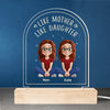 Home Is Wherever Mom Is - Family  Personalized Custom Shaped 3D LED Light - Mother's Day, Gift For Mom, Daughter