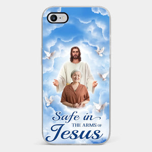 Custom Photo Beautiful As A Bright Shining Star - Memorial Personalized Custom Clear Phone Case - Sympathy Gift For Family Members