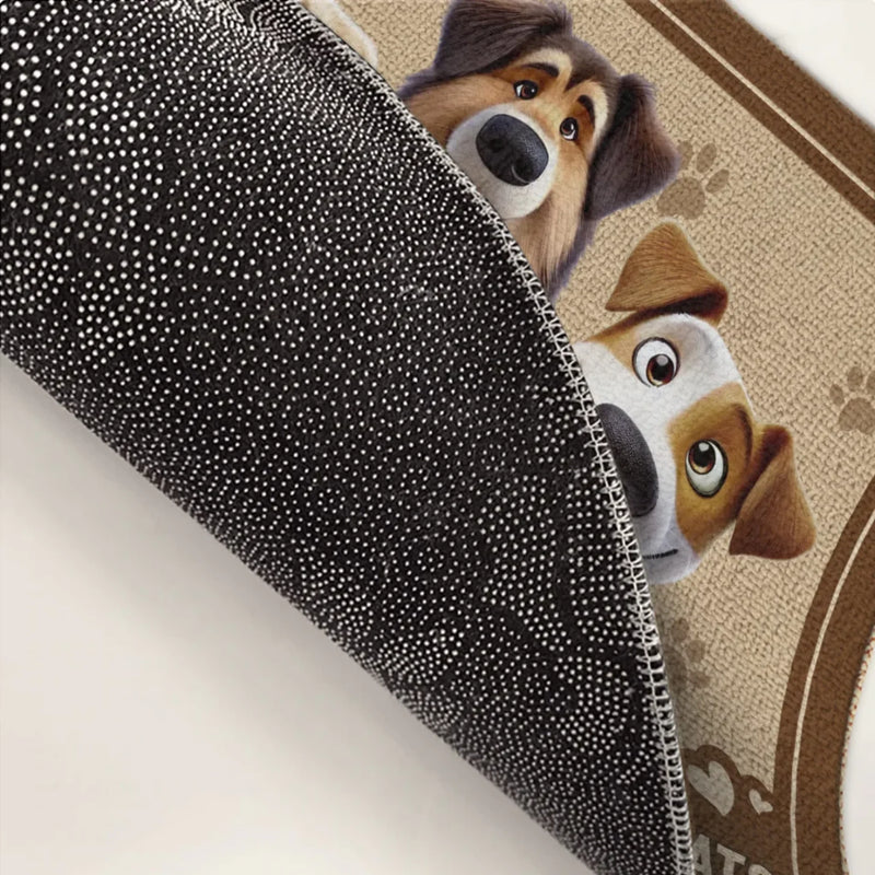 Humans Should Come With Treats - Dog & Cat Personalized Custom Home Decor Decorative Mat - House Warming Gift For Pet Owners, Pet Lovers