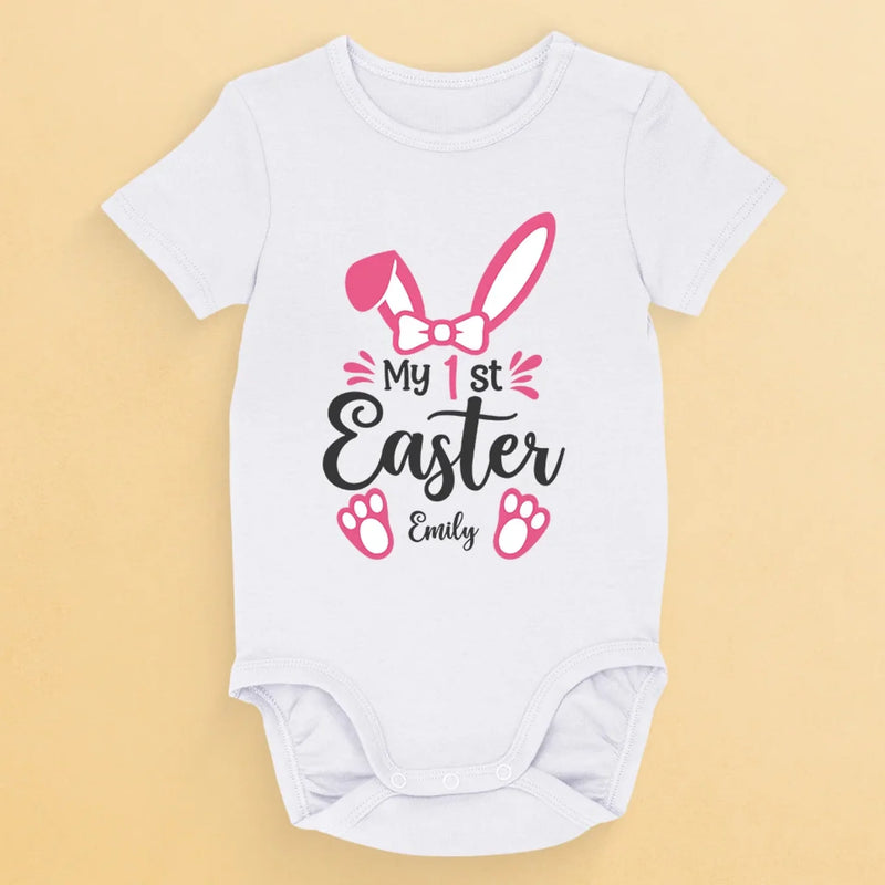 Snuggles, Giggles & Easter Joy - Family Personalized Custom Baby Onesie - Easter Gift For Baby Kids, Newborn Baby