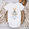 Bunny Bowties & Easter Vibes - Family Personalized Custom Baby Onesie - Easter Gift For Baby Kids, Newborn Baby