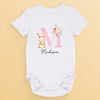 Dapper Bunny, First Easter - Family Personalized Custom Baby Onesie - Easter Gift For Baby Kids, Newborn Baby