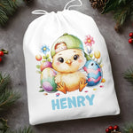 Easter Bunny Sent You Sweet Surprises - Family Personalized Custom Favor Bag - Easter Gift For Kids, Baby