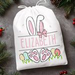 Hopping Into Easter With Love - Family Personalized Custom Favor Bag - Easter Gift For Family Members