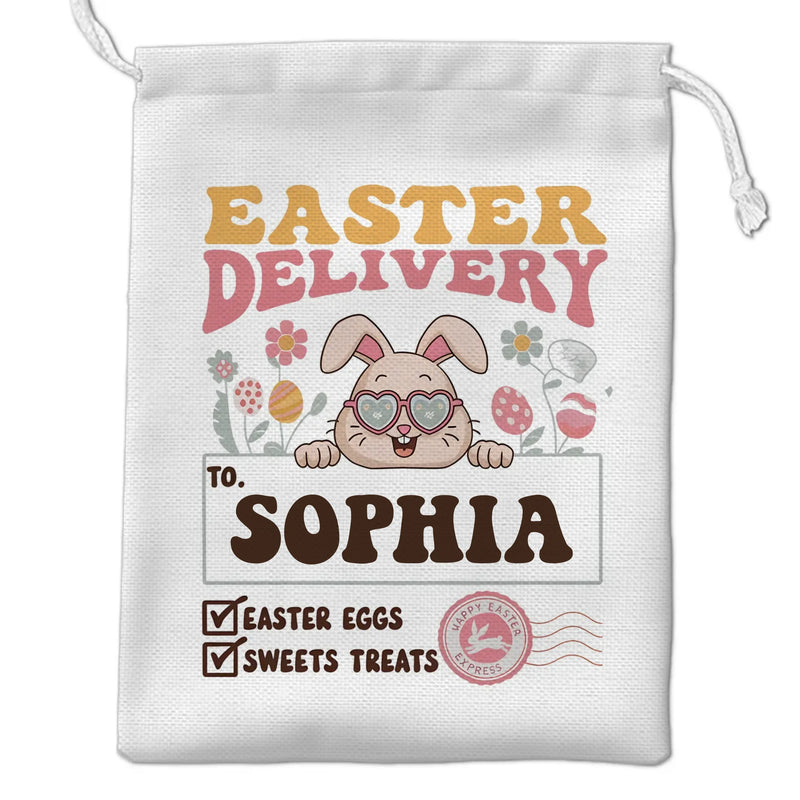 Easter Magic Begins With Sweet Surprises - Family Personalized Custom Favor Bag - Easter Gift For Family Members