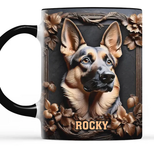 Strong, Smart And Always Ready - Dog Personalized Custom 3D Inflated Effect Printed Accent Mug - Gift For Pet Owners, Pet Lovers
