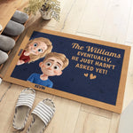 Custom Name Funny Proposal Gifts for Couples - Personalized Doormat