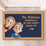 Custom Name Funny Proposal Gifts for Couples - Personalized Doormat